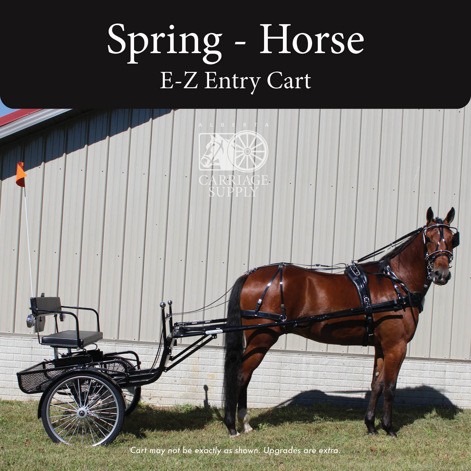 E-Z Entry Spring Cart HORSE