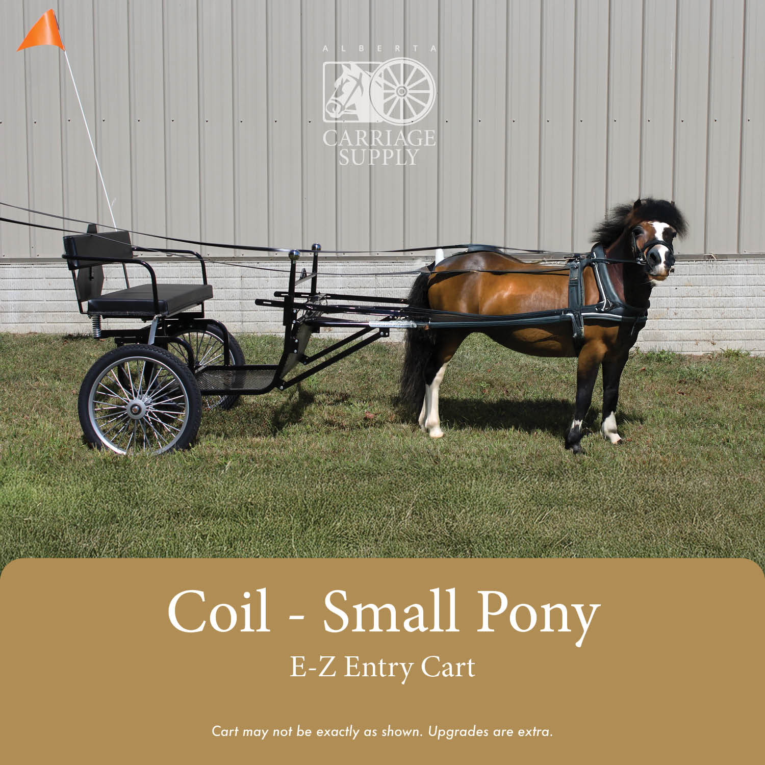 E-Z Entry Coil Cart Small Pony