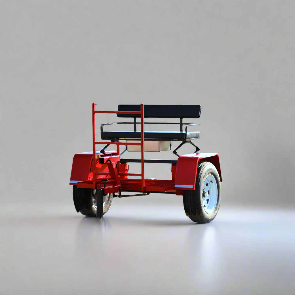 Forecart red, 2 wheels