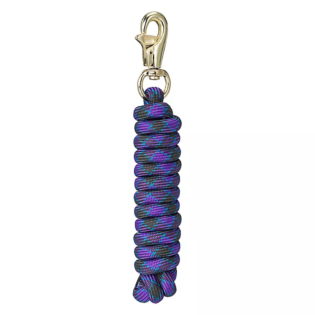 This woven polypropylene lead is a great alternative to leather and nylon. It is durable, colourful, and costs less, so you can have more to match your daily mood. It is great for Minis and strong enough for Draft Horses. 