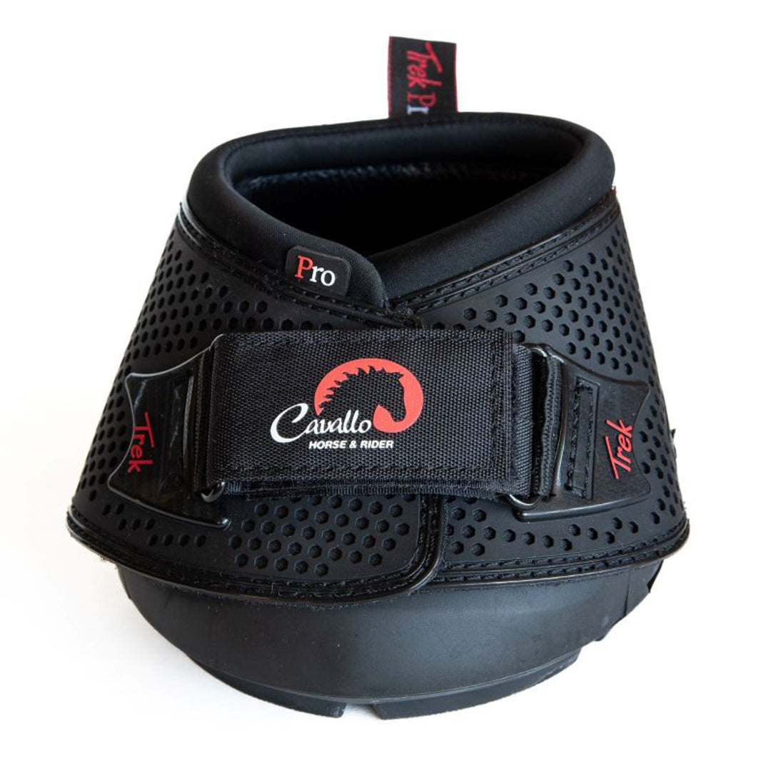 The Trek Pro Hoof Boot excels in the arena, on rough terrain, during trailer travel and on gravel parking area. They can also be used for therapy/hoof rehabilitation when needed. If your horse needs to perform in boots, he needs the Trek Pro.