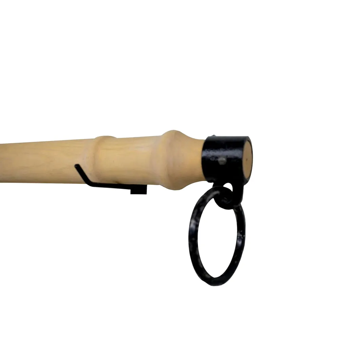 Horse Neck Yoke, is made from Hardwood. Also included is the ring attaching it to the pole to connect the horses to your equipment.
